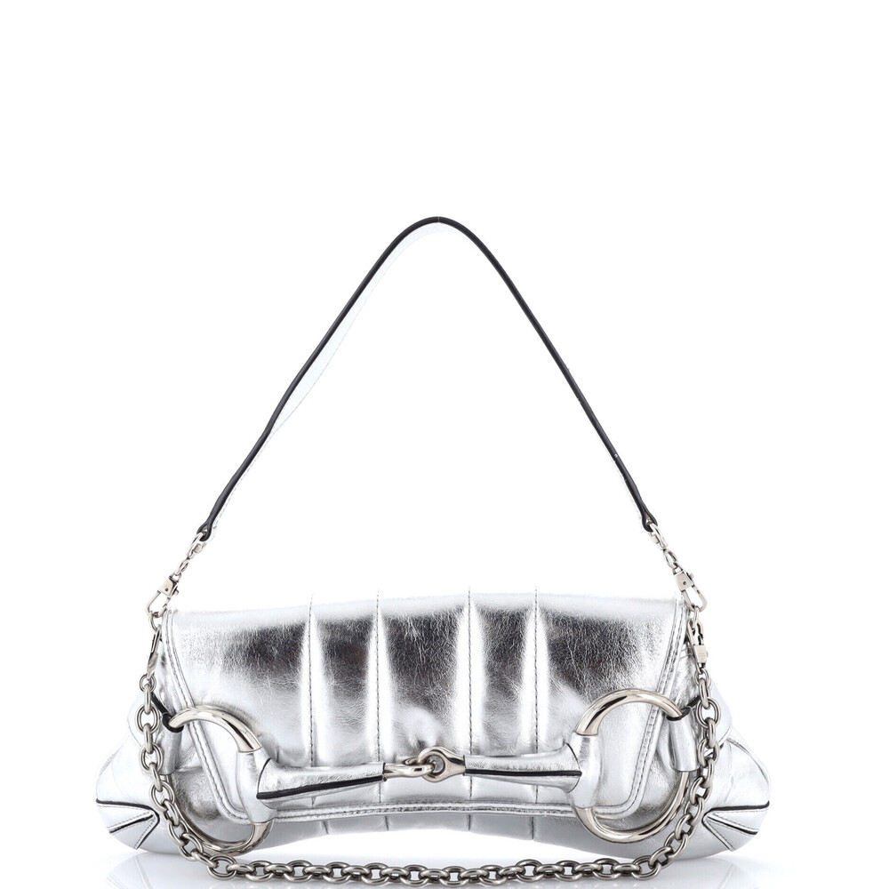 Gucci Large Horsebit Chain Shoulder Bag